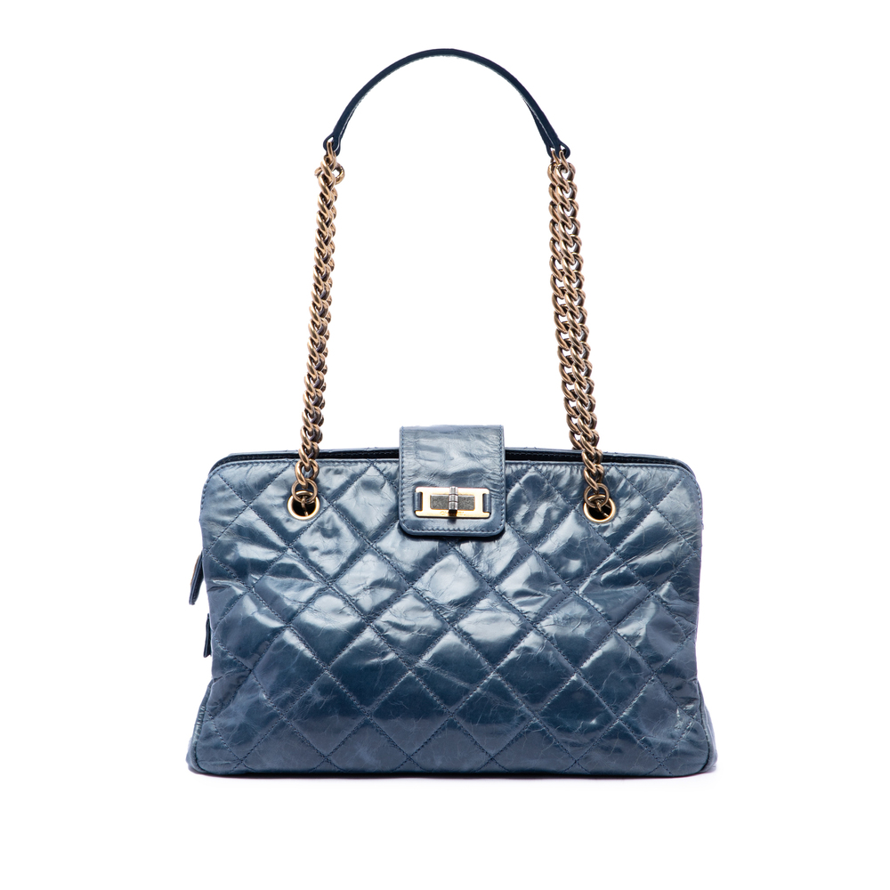 Pre-Loved Chanel Quilted Aged Calfskin Reissue 2.55 Shoulder Bag